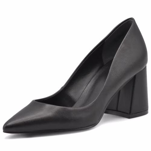 Ladies Chunky Block High heel Shoes