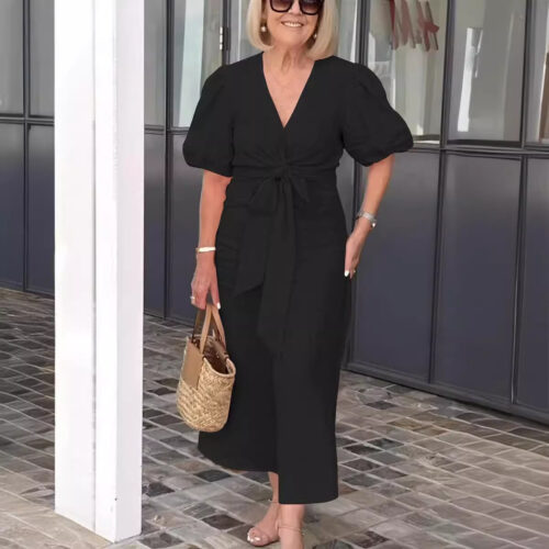 Women Clothing Luxury Casual Maxi Dress Long Cotton